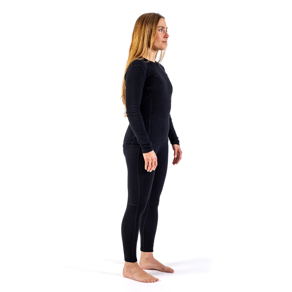 Women's Diomede Merino Wool Long Sleeve Crew - Beringia