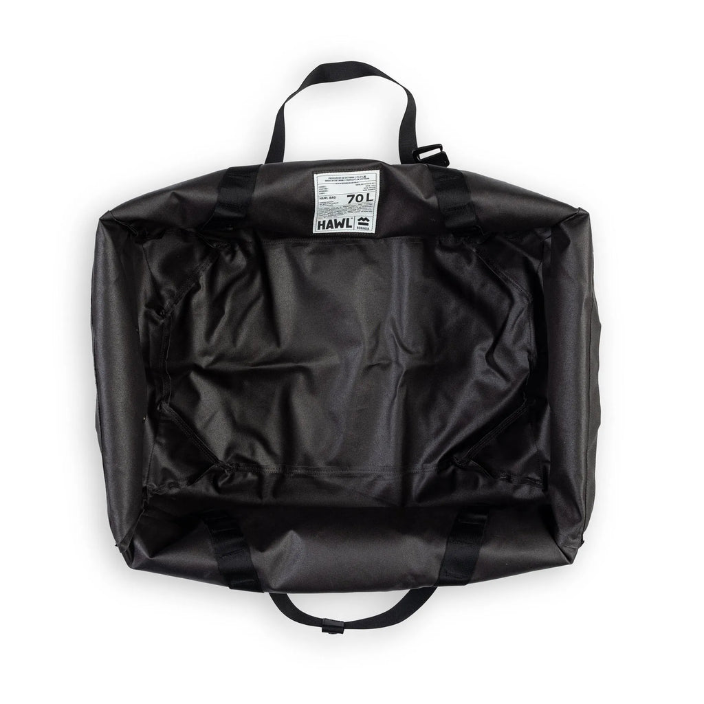 Beringia HAWL bag is designed for everyday carry -dark gray color, interior