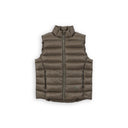 Beringia Bering Down Vest - front view in Dark Olive