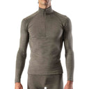 Men's Seamless Merino LS Zip
